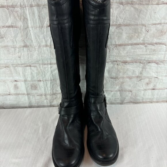 BareTraps Women's 11 M Black Seduce Tall Zip Riding Boots - Picture 5 of 13